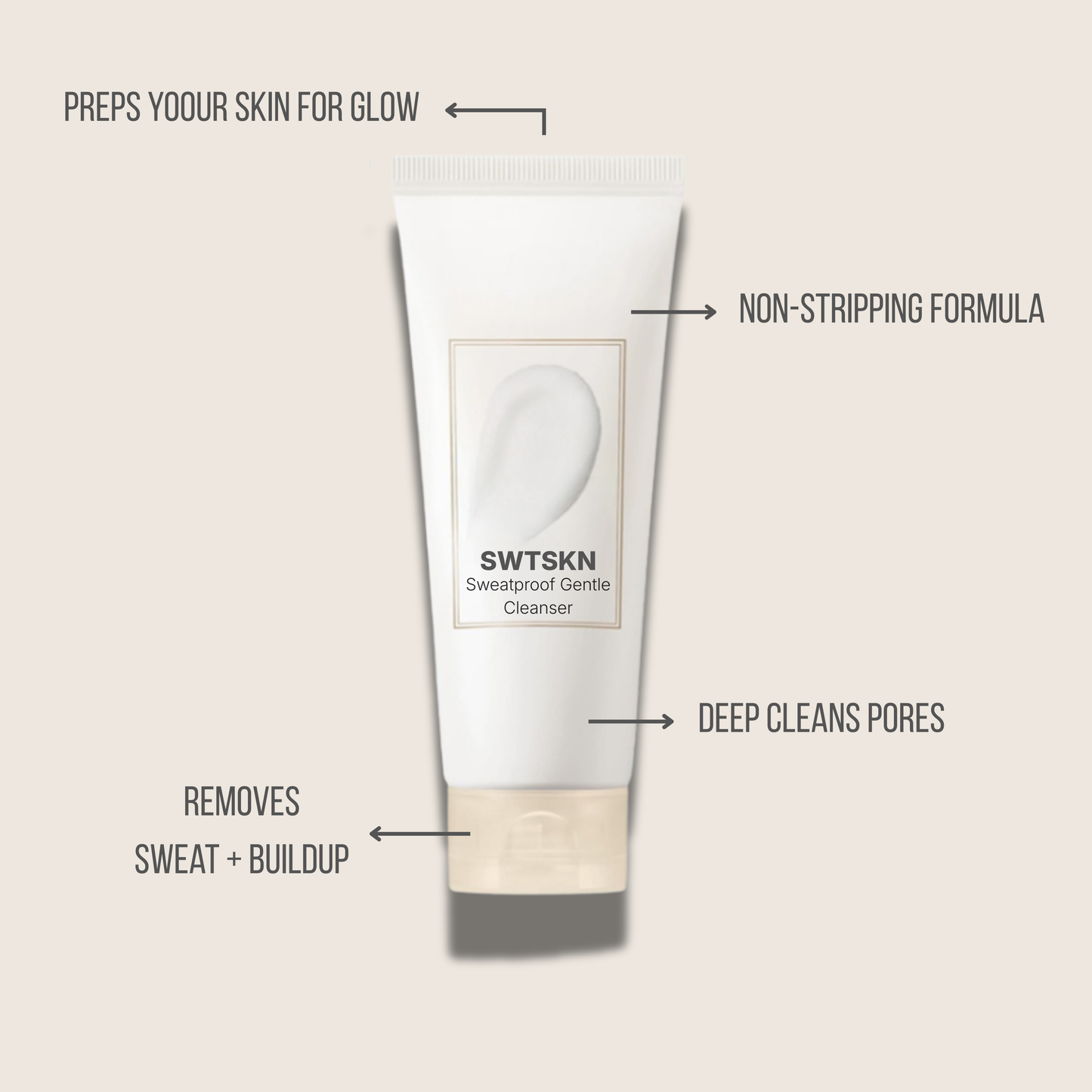 sweatproof gentle cleanser