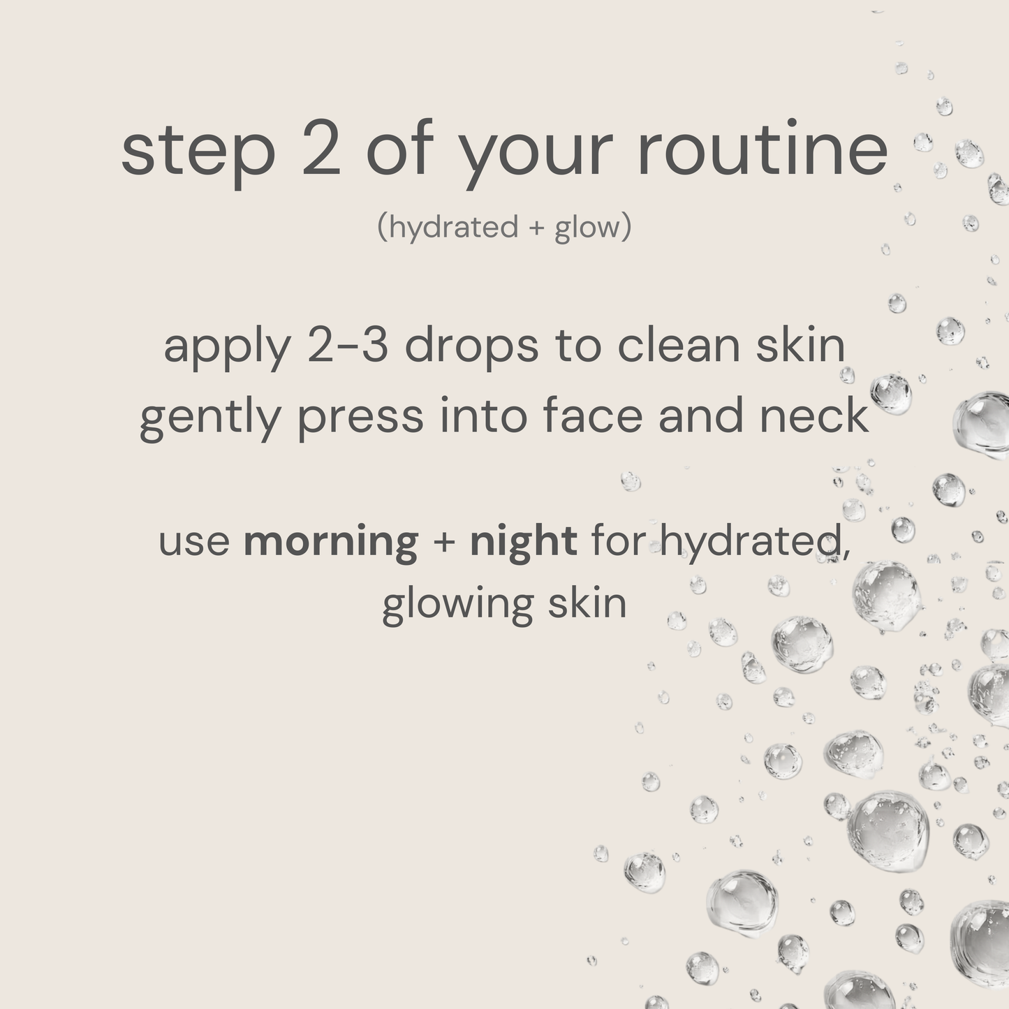 sweatproof hydration serum